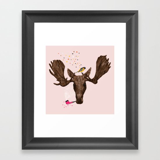 Moose II Framed Art Print