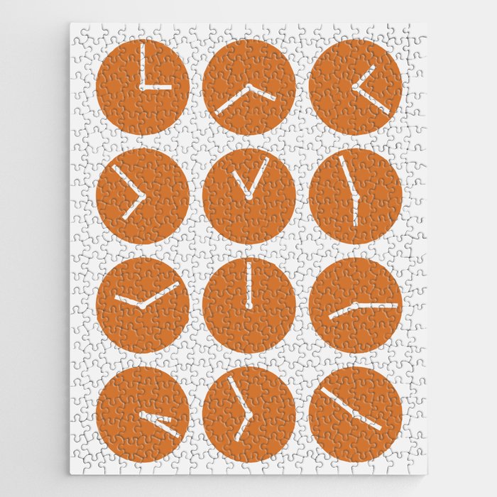 Minimal clock collection 17 Jigsaw Puzzle