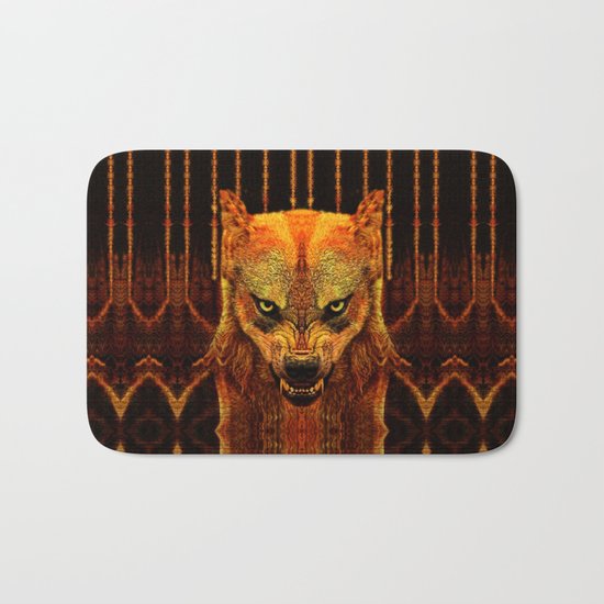 Canis Lupus I Bath Mat