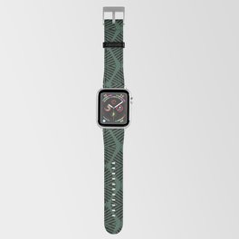 Red Green Geometric Design Apple Watch Band