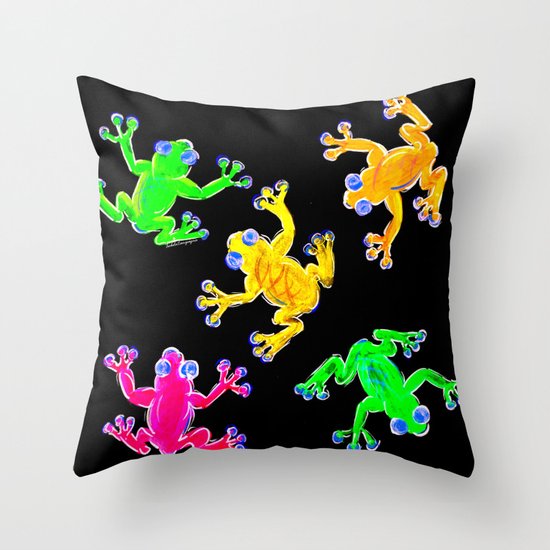 Rainforest Multicolour Throw Pillow