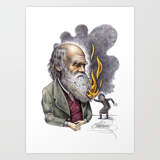 Darwin Art Print
