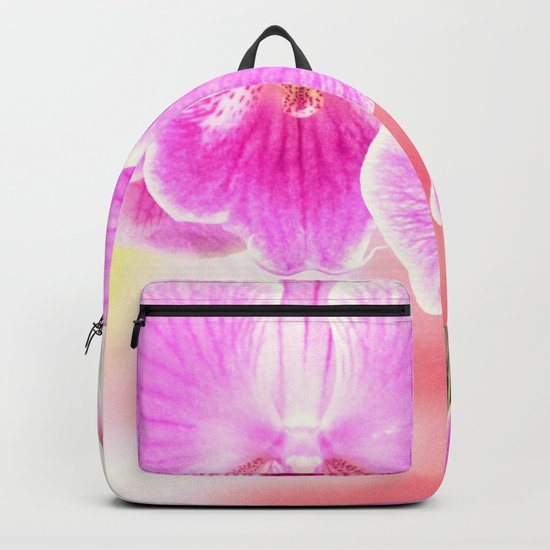 Close up Orchid #11 Backpack