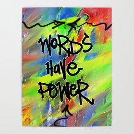 Words Have Power Poster