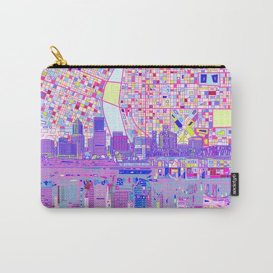 portland city skyline Carry-All Pouch