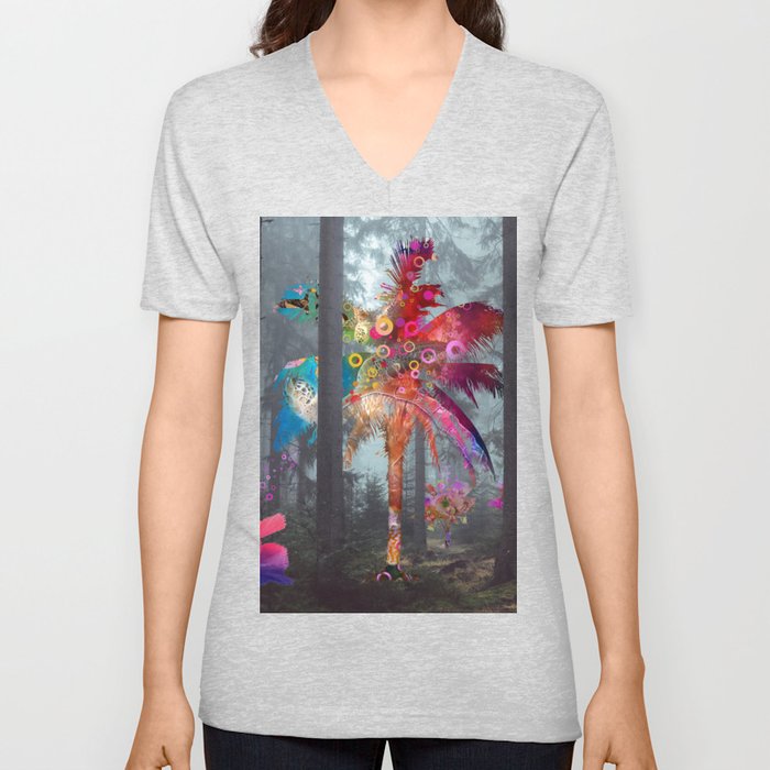 Divesity In The Forest V Neck T Shirt