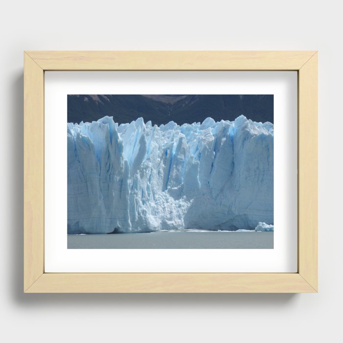 Giant glacier Recessed Framed Print