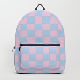 pastel checkerboard Backpack