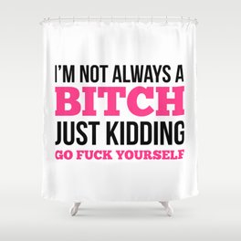 Swear Words Shower Curtains Society6