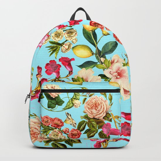 Lemon and Leaf Pattern IV Backpack