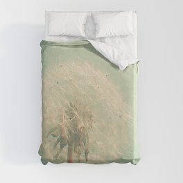 Dandelion Clock Duvet Cover