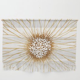 Gold Sunflower Drawing Wall Hanging