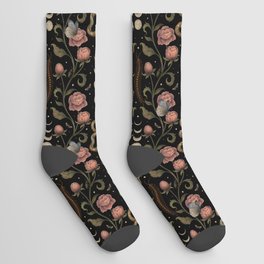 Serpentine Garden Socks