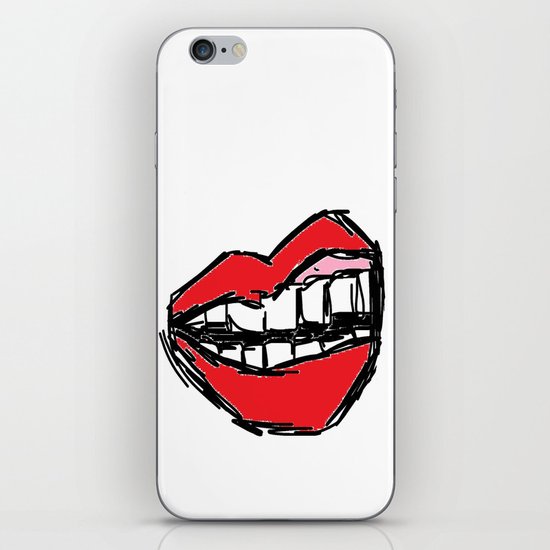 Rough sketch of Lips. iPhone & iPod Skin
