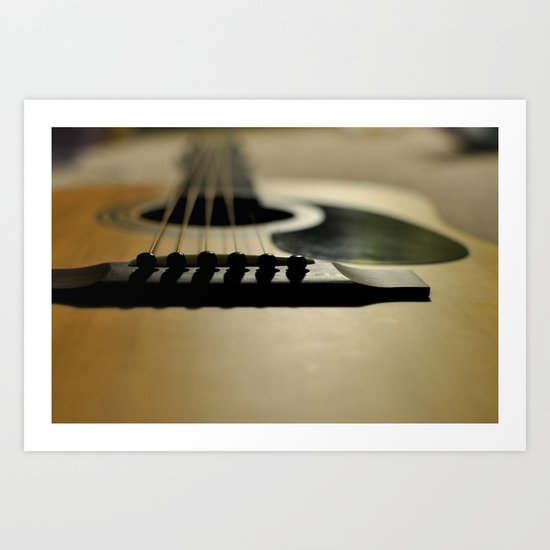 Guitar Art Print