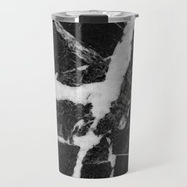 Black Marble Glam #3 #marble #texture #decor #art #society6 Travel Mug