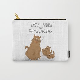 Let's Smash The Patriarchy Kittens Carry-All Pouch