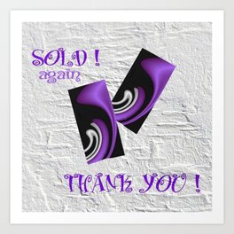 sold again! thank you! BLOGPOST Art Print