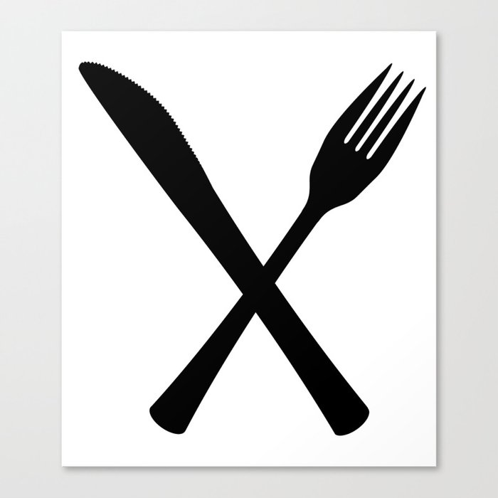 Knife And Fork Canvas Print