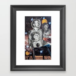 Holiday to Mars Framed Art Print