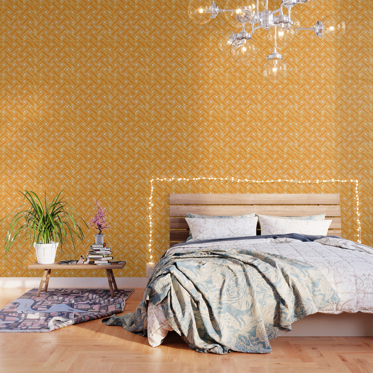 Tuscan Sun Mosaic Geo Wallpaper By Diakoka Society6 Shop geo sun removable wallpaper at urban outfitters today. tuscan sun mosaic geo wallpaper