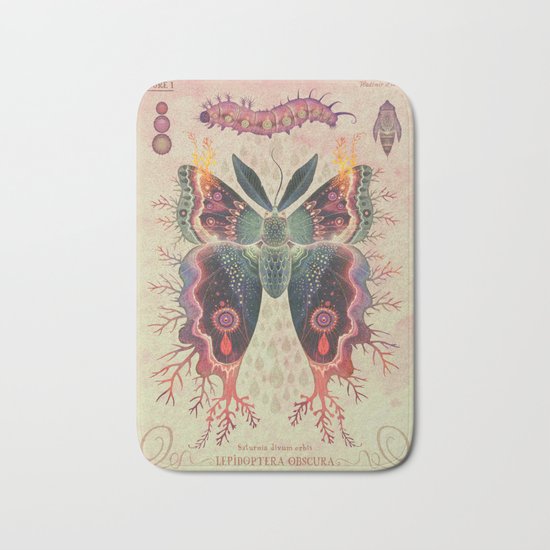 Saturnia divum orbis Bath Mat