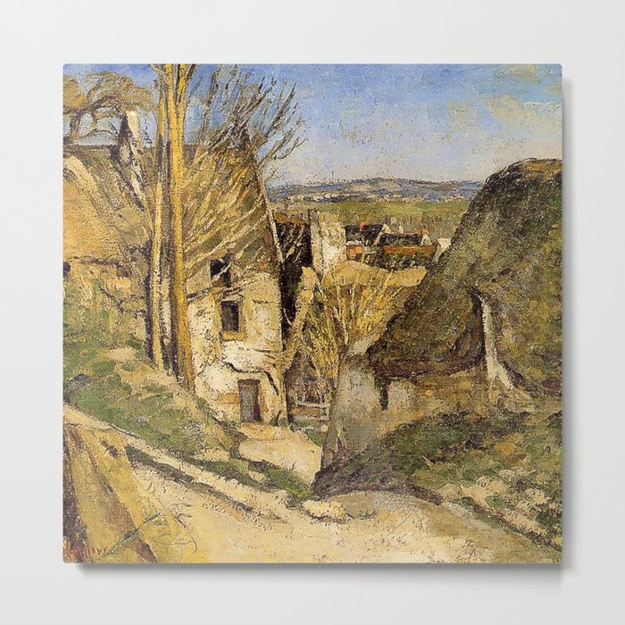 The Hanged Man's House_Paul Cézanne French painter (1839-1906) Metal Print