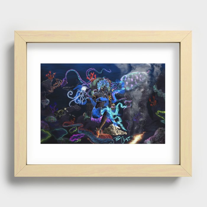 Olokun Recessed Framed Print