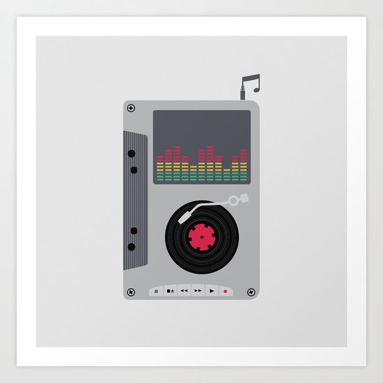 Music Mix Art Print