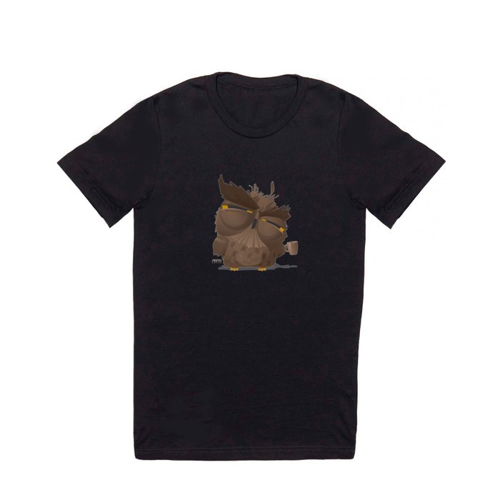 Grumpy coffee owl T Shirt