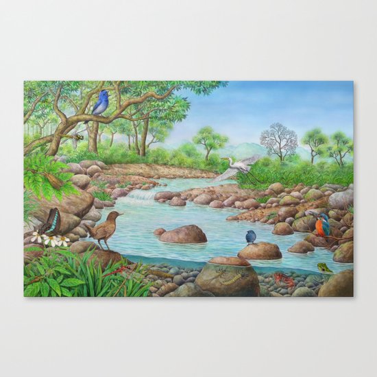 river Canvas Print