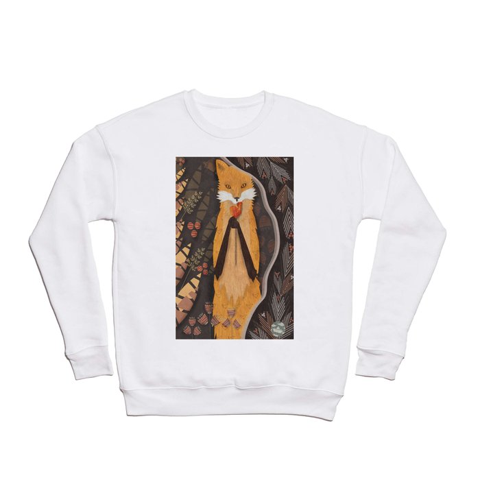 Fox and candy bird Crewneck Sweatshirt
