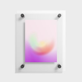 Purple Wish Glow Floating Acrylic Print