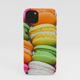 vibrant macarons iPhone Case