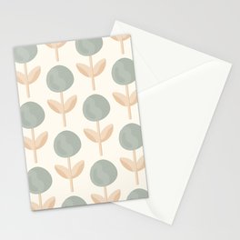 Sunshine pops - neutral blue, beige and off-white Stationery Card