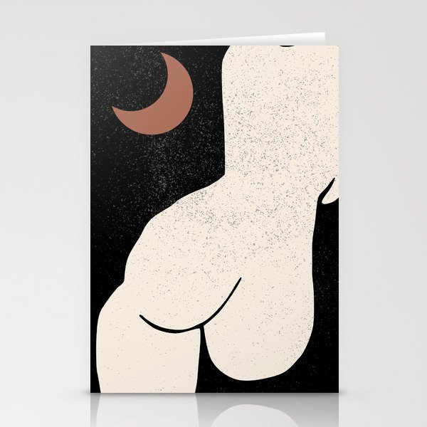 Abstract Female Nude Body Stationery Cards