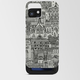 Glasgow toile black pewter iPhone Card Case