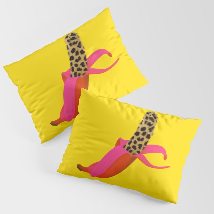 Banana Leopard Pillow Sham