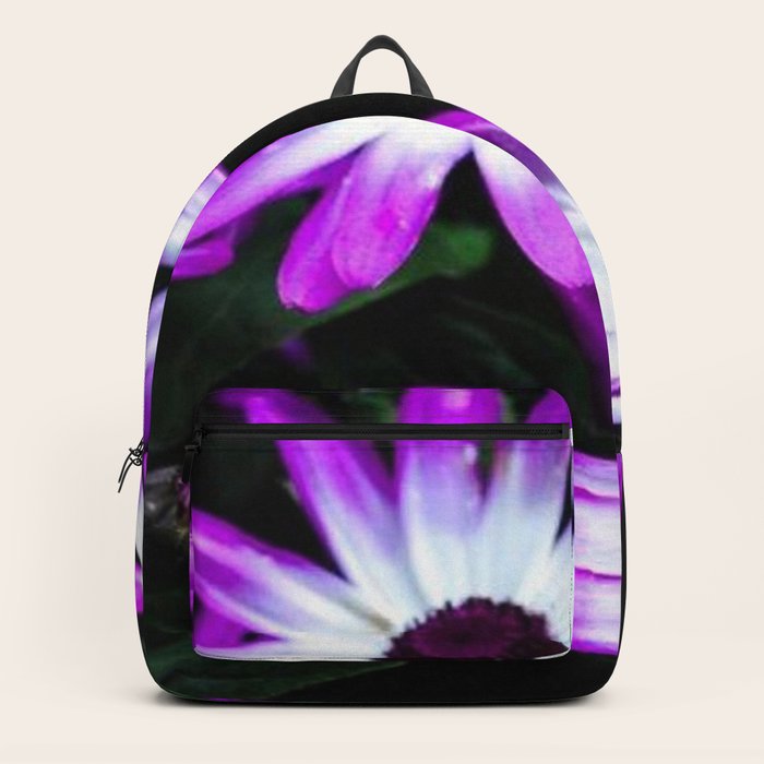 Purple Flower Dreams Backpack by Miss Jades Society6