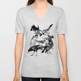 A Volery of Birds V Neck T Shirt