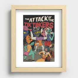 Attack of the Tik Tokers Recessed Framed Print