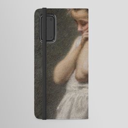 Angelo Morbelli - Meditazione (1913) Android Wallet Case