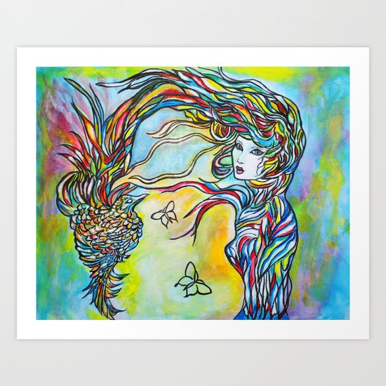 Threads Art Print