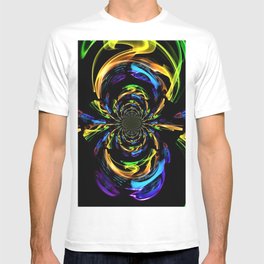Valley Of The Rainbow In Abstract T-shirt