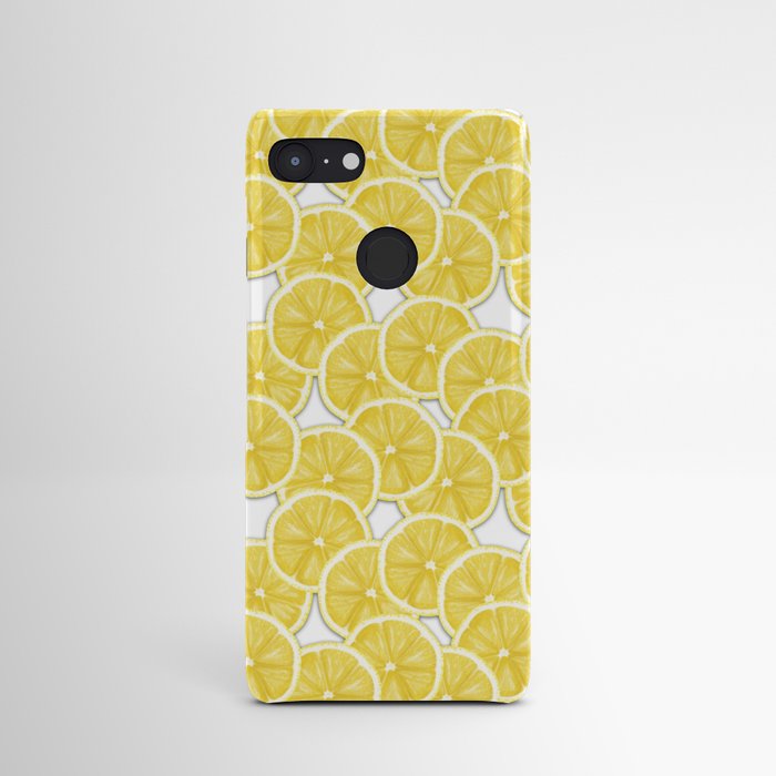 Lemon WaterColor paper pattern Android Case