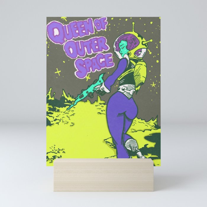 QUEEN OF OUTER SPACE Mini Art Print