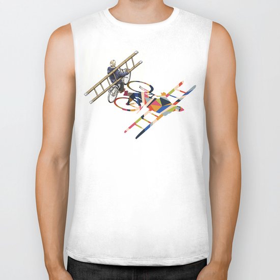 Walking Shadow, Bicyclist Biker Tank
