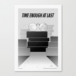 "The Twilight Zone" Time Enough at Last Canvas Print