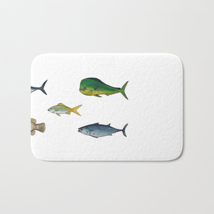 game fish Bath Mat