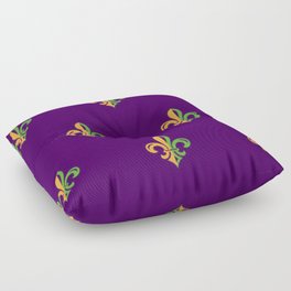 Mardi Gras Fleur-de-lis Floor Pillow